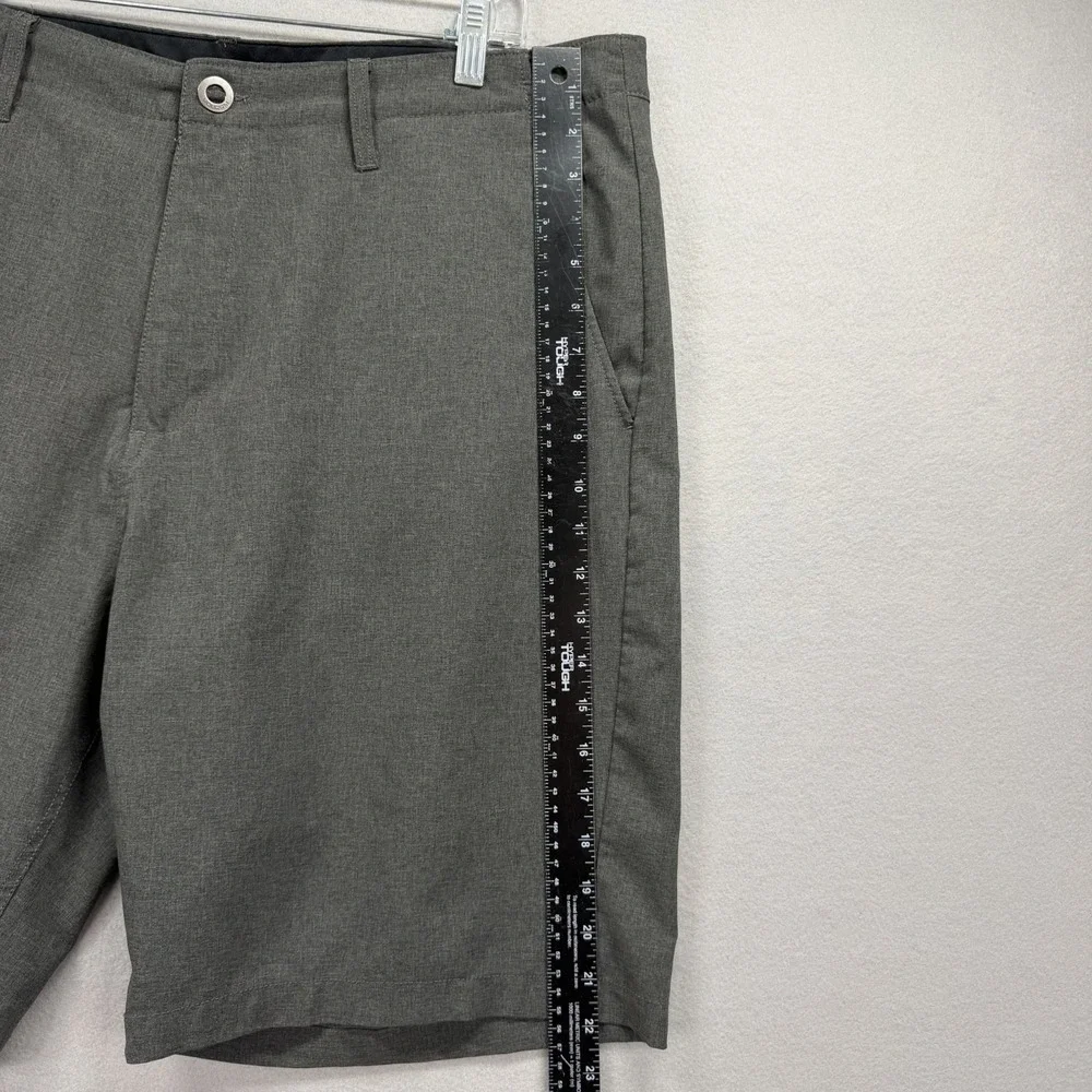 Volcom Surf & Turf Kerosene Hybrid Trunks Mens 38 Gray 4 Way Stretch Active Golf